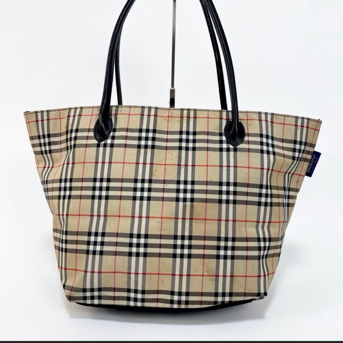 BURBERRY BLUE LABEL ノバチェック レザー トートバッグ A4 Burberry Blue Label バーバリー ブルーレーベル トートバッグ