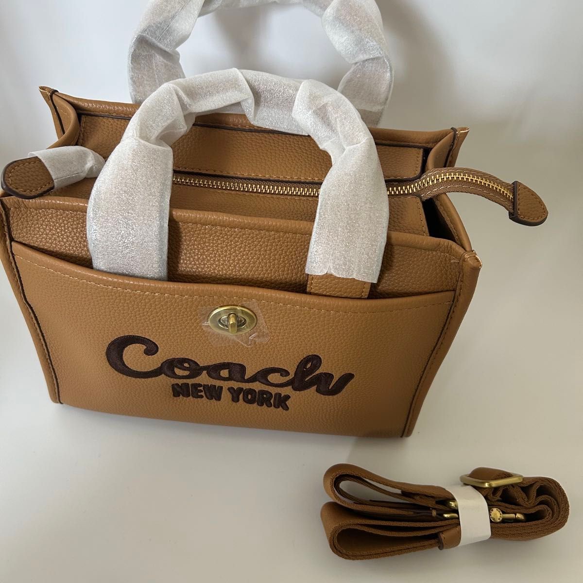 コーチ COACH coach カーゴ トート ブラウン ラージ レザー COACHカーゴトート20 ブラウン レザー/2025新作|Yahoo!フリマ