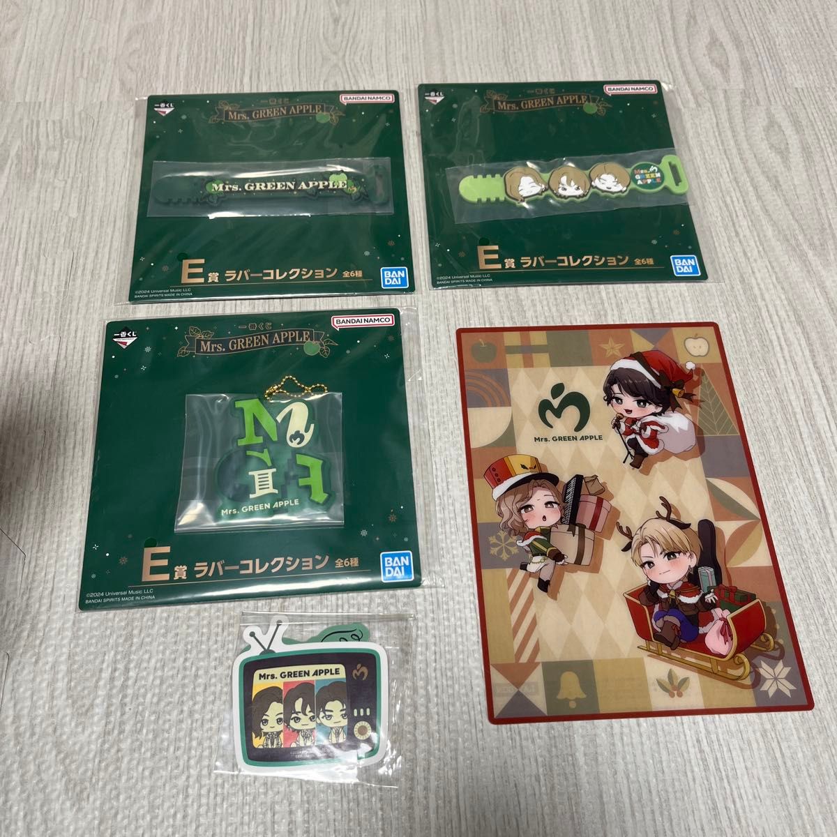 Mrs.GREEN APPLE 一番くじ E賞 ラバーコレクション4点セット Mrs GREEN APPLE 一番くじ E賞 ラバーコレクション|Yahoo