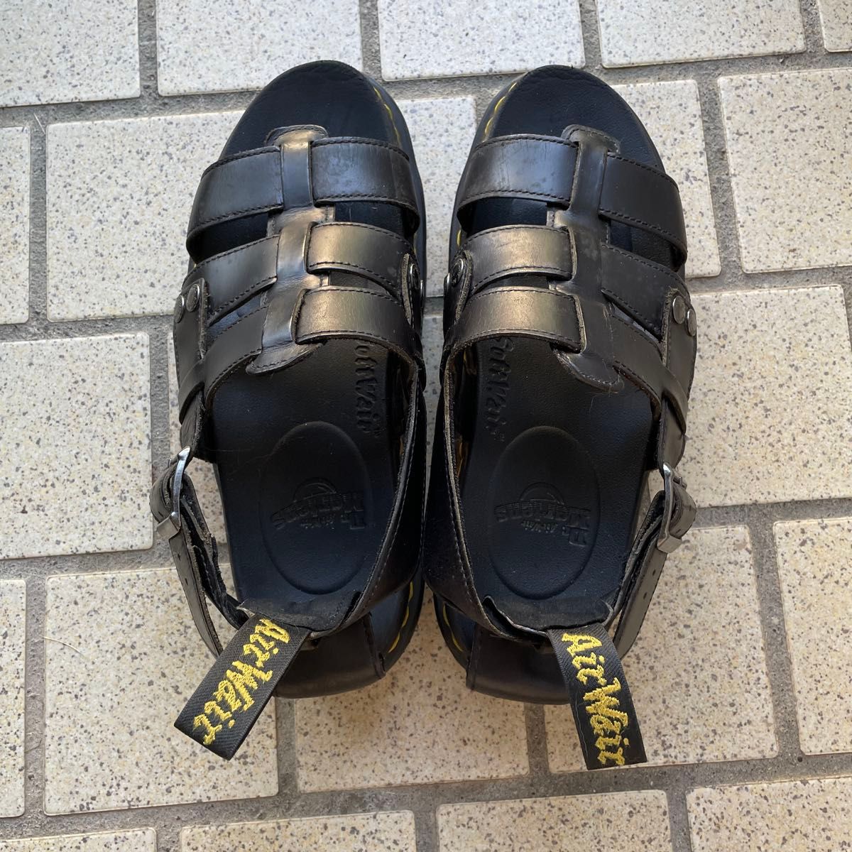 Dr.Martens サンダル UK8 Dr Martens サンダル レザー UK8 ブラック|Yahoo!フリマ(旧