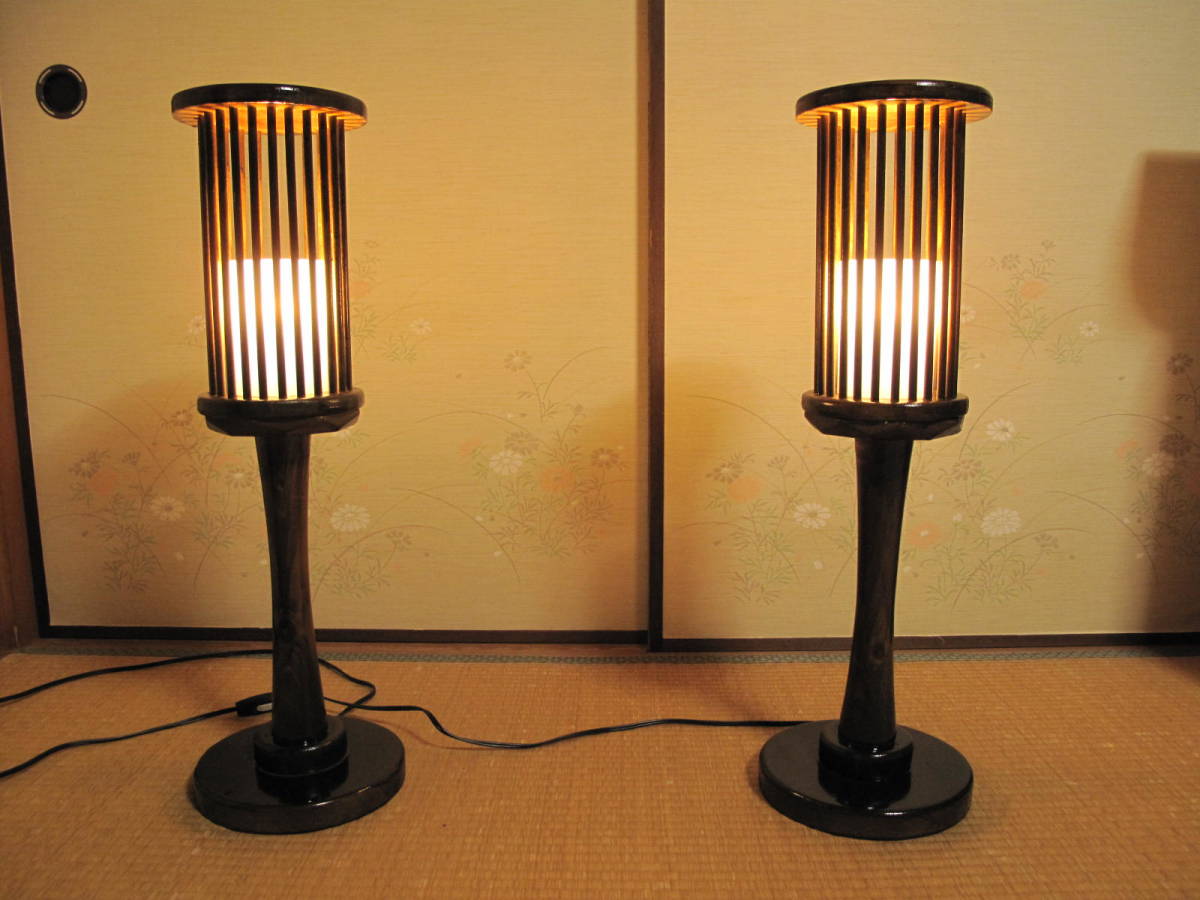 LED　Japanese style　 floor lamp　盆提灯