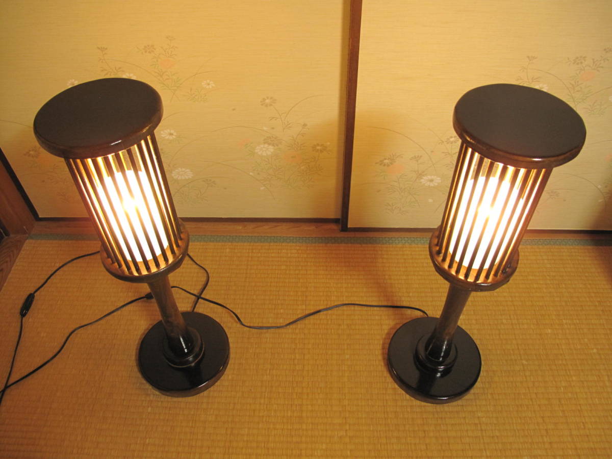 LED　Japanese style　 floor lamp　盆提灯_画像8