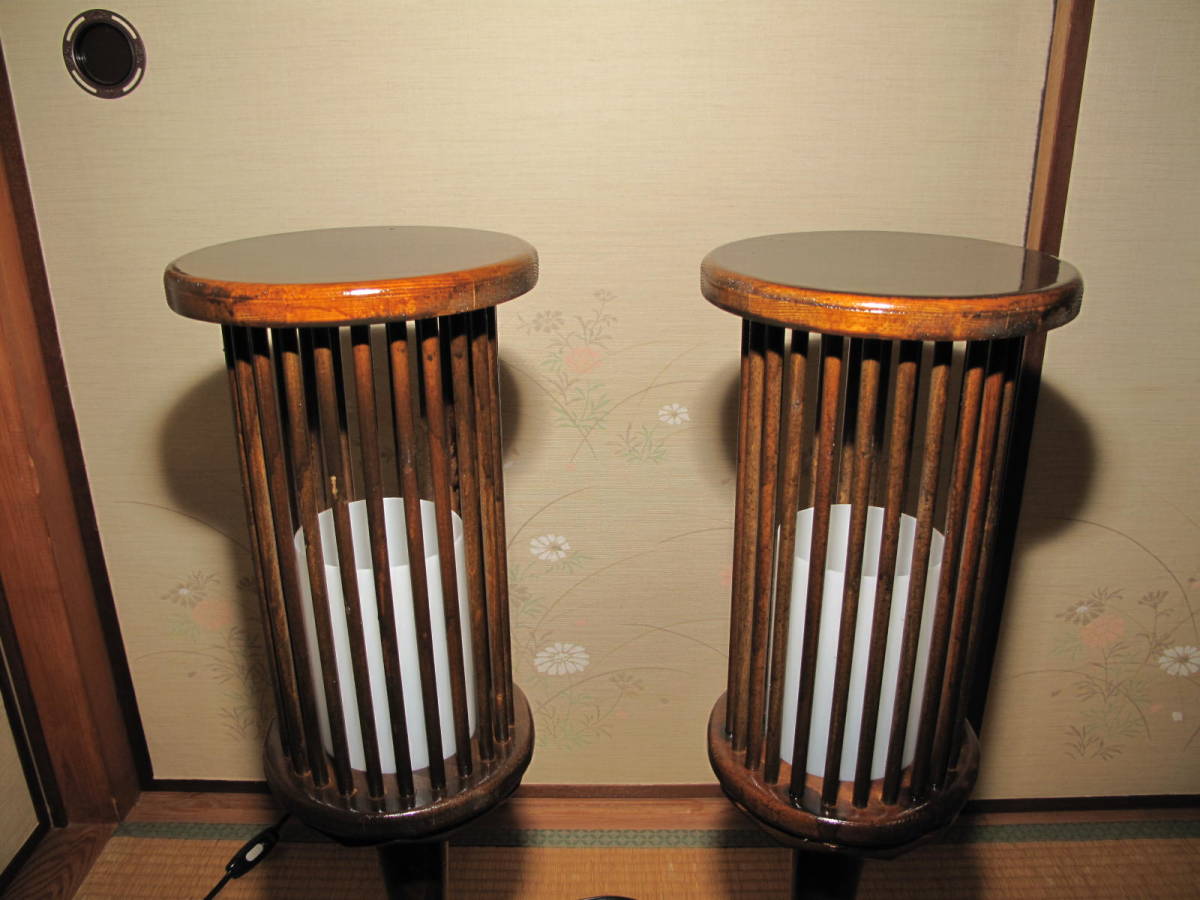 LED　Japanese style　 floor lamp　盆提灯_画像9