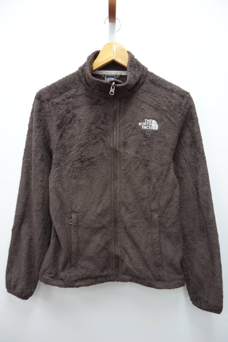 32W ノースフェイスTHE NORTH FACE フルジップ 毛足長 フリースジャケット【WOMENS　S】_画像1