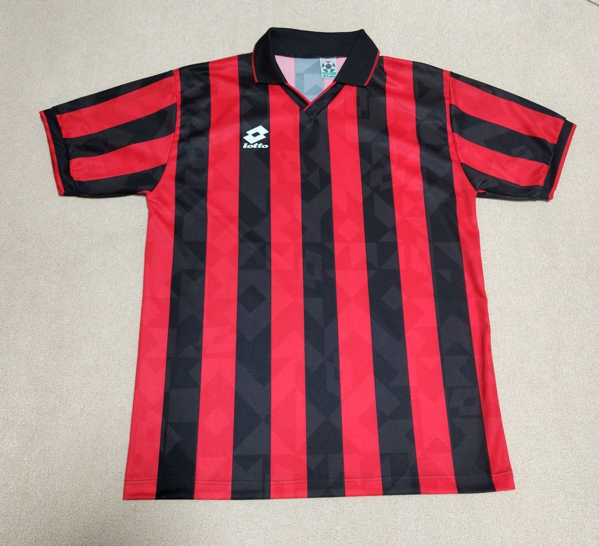 93/94 ロットACミラン ビンテージレプリカサッカーユニフォーム イタリア製 90s lotto ロット ACミラン 1993-94 レプリカシャツ