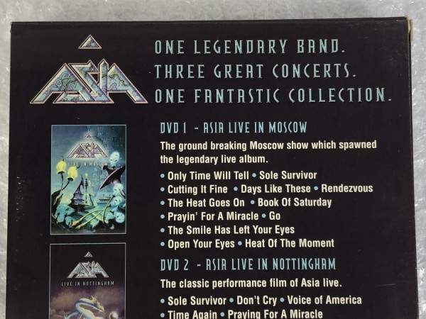 ★ 輸入盤 DVD / ASIA エイジア / THE ULTIMATE COLLECTION / LIVE ライブ DVD BOX / DVD 3枚組 / MOSCOW NOTTINGHAM USA / 823880019760_画像6