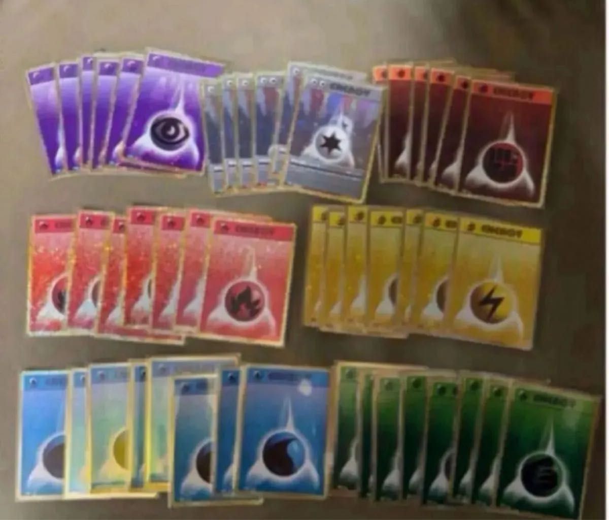 ポケモンカードクラシック エネルギーカード48枚セット 炎、水、雷、草 など ポケモンカードclassic クラシック エネルギー まとめ 48枚