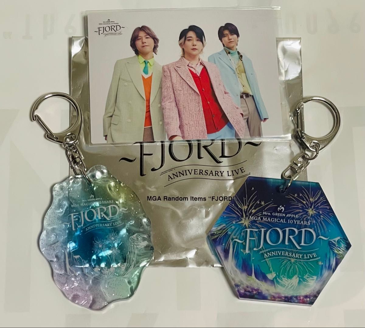 Mrs. GREEN APPLE ポップアップ アクスタ キーホルダー フォトカ Mrs GREEN APPLE ミセス フィヨルド ガチャ アクリル