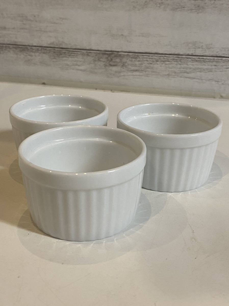 ミニココット 3個セット ホワイト 白い食器 洋食器の画像2