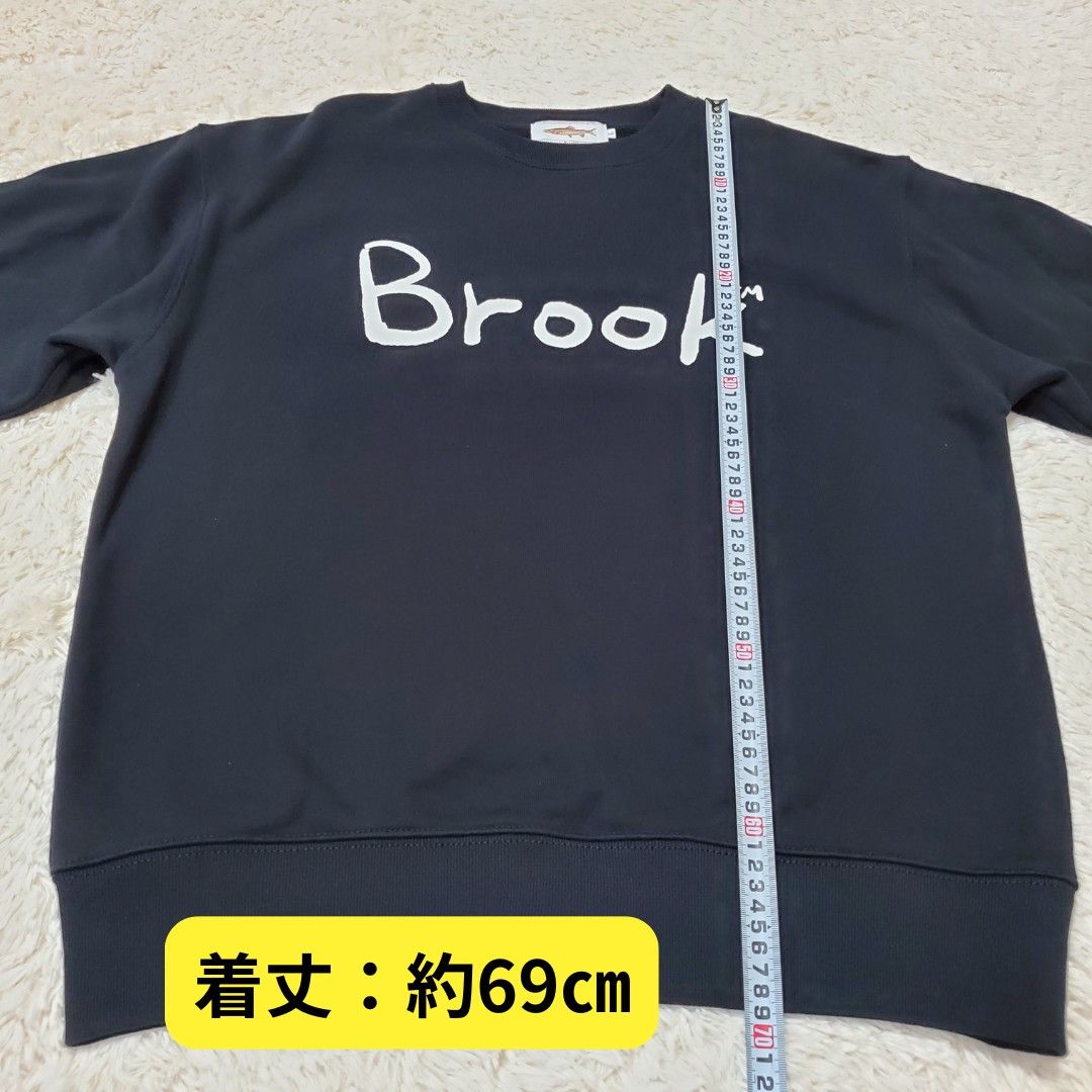 brook トレーナー ブラック Lサイズ ほぼ新品 抽選販売 Brook Logo Sweat ブラック L 希少
