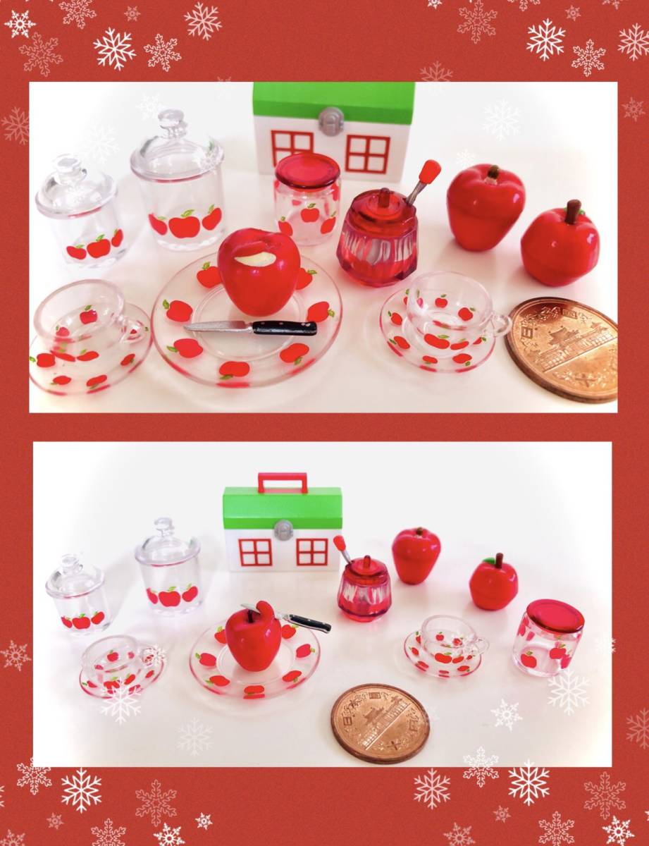Tanakasan Shop ミニチュア りんごちゃんキッチン 食器コレクション リーメント ポップンツール メガハウス ブライス ドールハウス 激レア