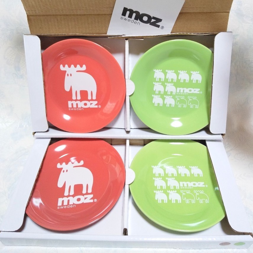 モズ　moz　カラフルミニプレート　4枚セット　moz小皿