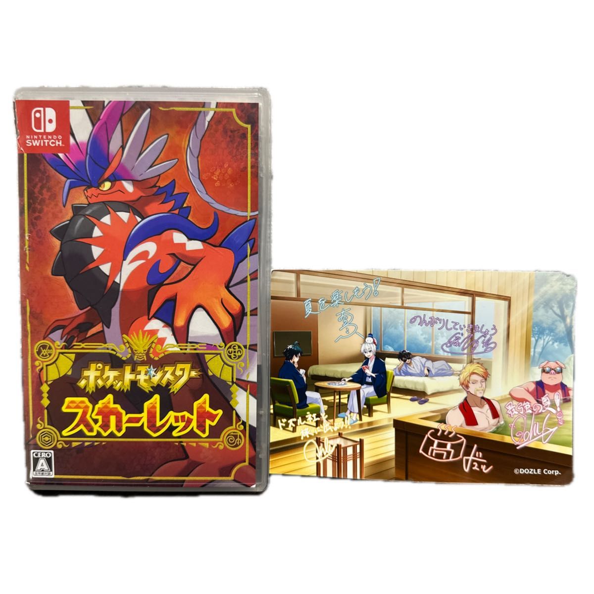 ポケモンレジェンズ アルセウス & スカーレット セット ポケットモンスター スカーレット ドズル社サイン入り ポケモン