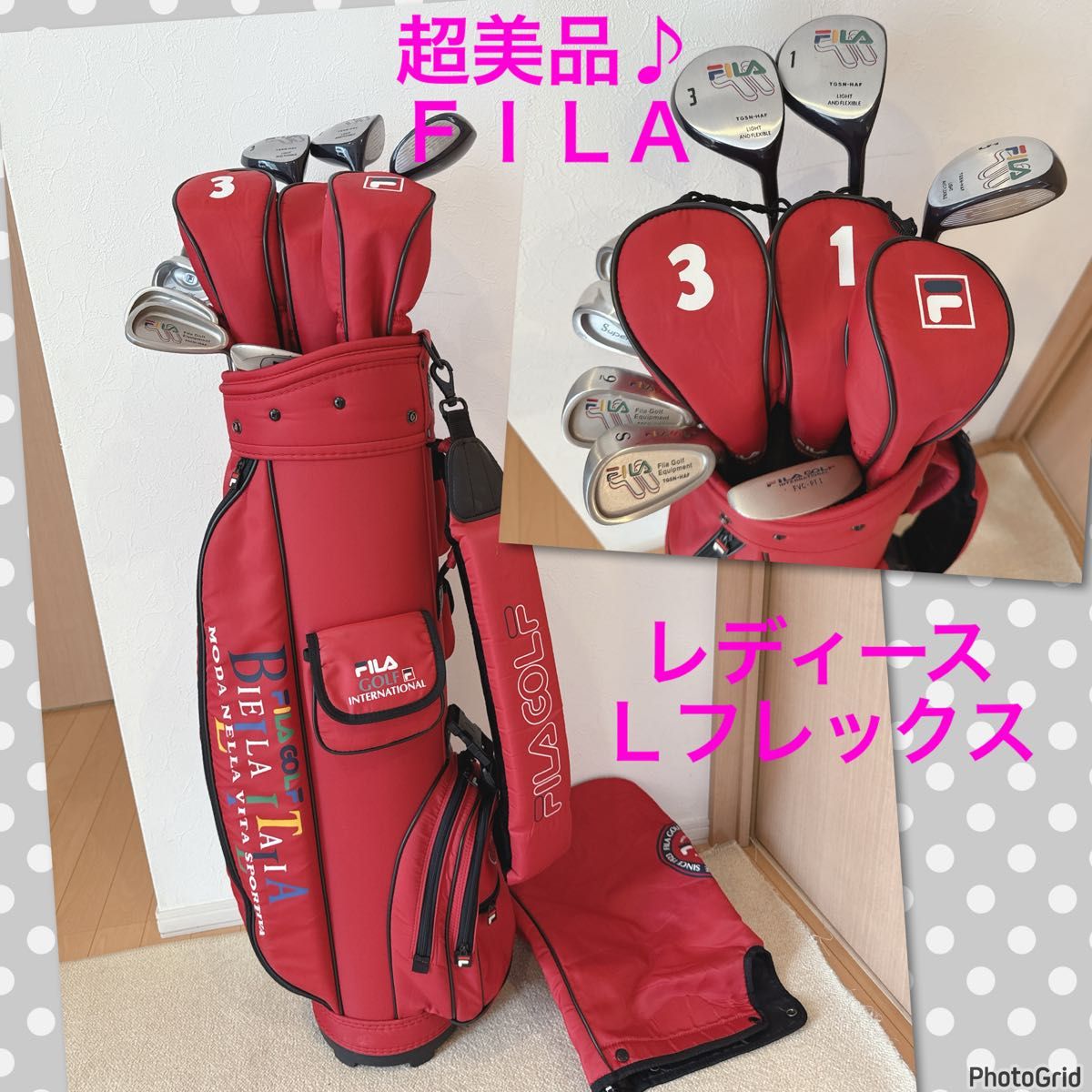 超美品 レディース ゴルフクラブセット adabat キャディバッグ 5/3まで 人気 【超美品】レディース ゴルフクラブセット/ゴルフセット