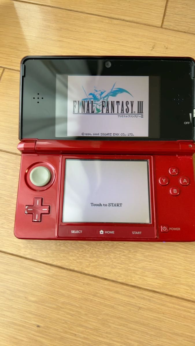 ニンテンドー3DS フレアレッド Nintendo 3DS 任天堂 ニンテンドー 初期化済