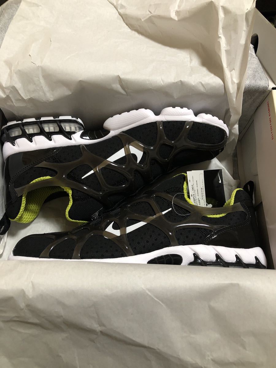 【新品】26.5cm STUSSY NIKE AIR ZOOM SPIRIDON KUKINI Black ステューシー ナイキ エア ズーム スピリドン クキニ ブラック