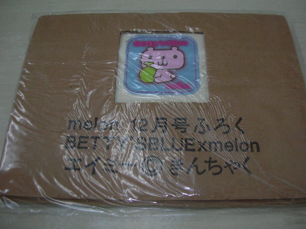 Melon メロン03年12月号浜千咲 仲川美緒表紙付録付 ベティーズブルー エイミーきんちゃく 未開封品 北川愛遠藤彩華 代購幫 Melon メロン03年12月号浜千咲 仲川美緒表紙付録付 ベティーズブルー エイミーきんちゃく 未開封品 北川愛遠藤彩華 代購幫