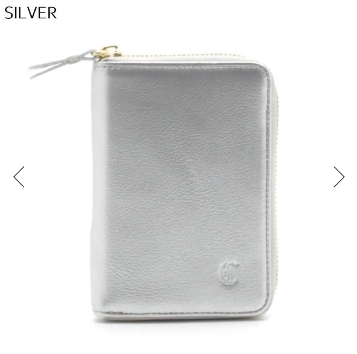 未使用 クレドラン2つ折り財布 TANTE MEDIUM WALLETシルバー 未使用 クレドラン2つ折り財布 TANTE MEDIUM WALLETシルバー