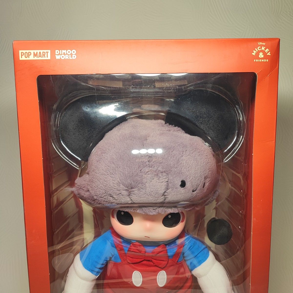 DIMOO WORLD × DISNEYミッキー ぬいぐるみバッグ 正規 未使用】DIMOO WORLD × DISNEYミッキーぬいぐるみバッグ
