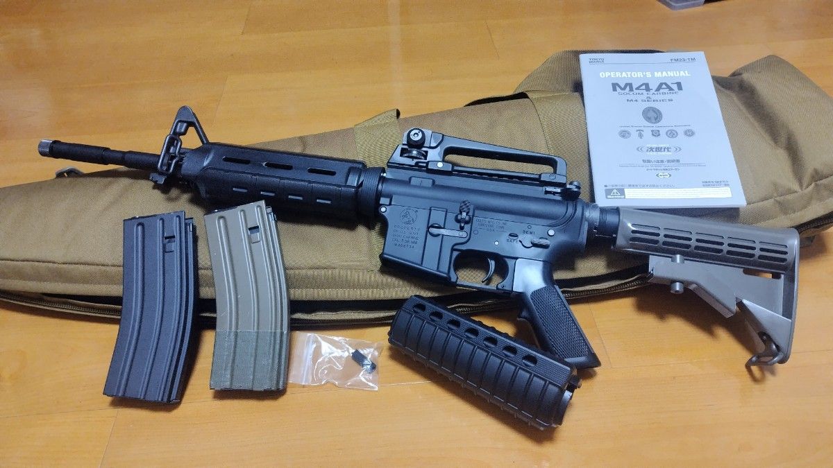 ☆値下げしました! 東京マルイ M4A1電動カービン ケース、小物入れ付き 東京マルイ 次世代電動ガン M4A1 カービン ガンケース付|Yahoo