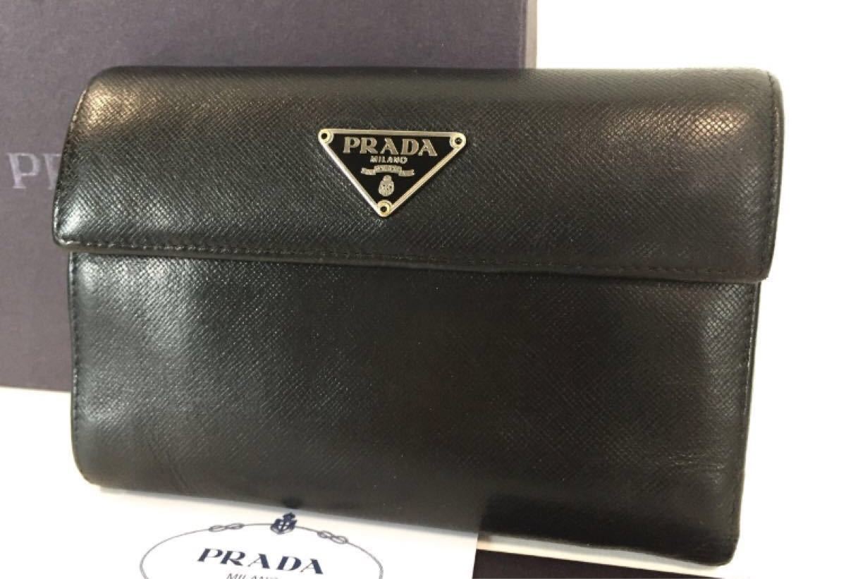 PRADA/プラダ サフィアーノ 三つ折り財布 85刻印｜Yahoo!フリマ（旧