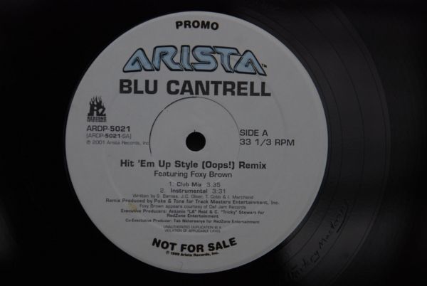 レコード LP Blu Cantrell 「hit 'em up style (oops!) remix featuring foxy brouwn」 アナログ_画像2