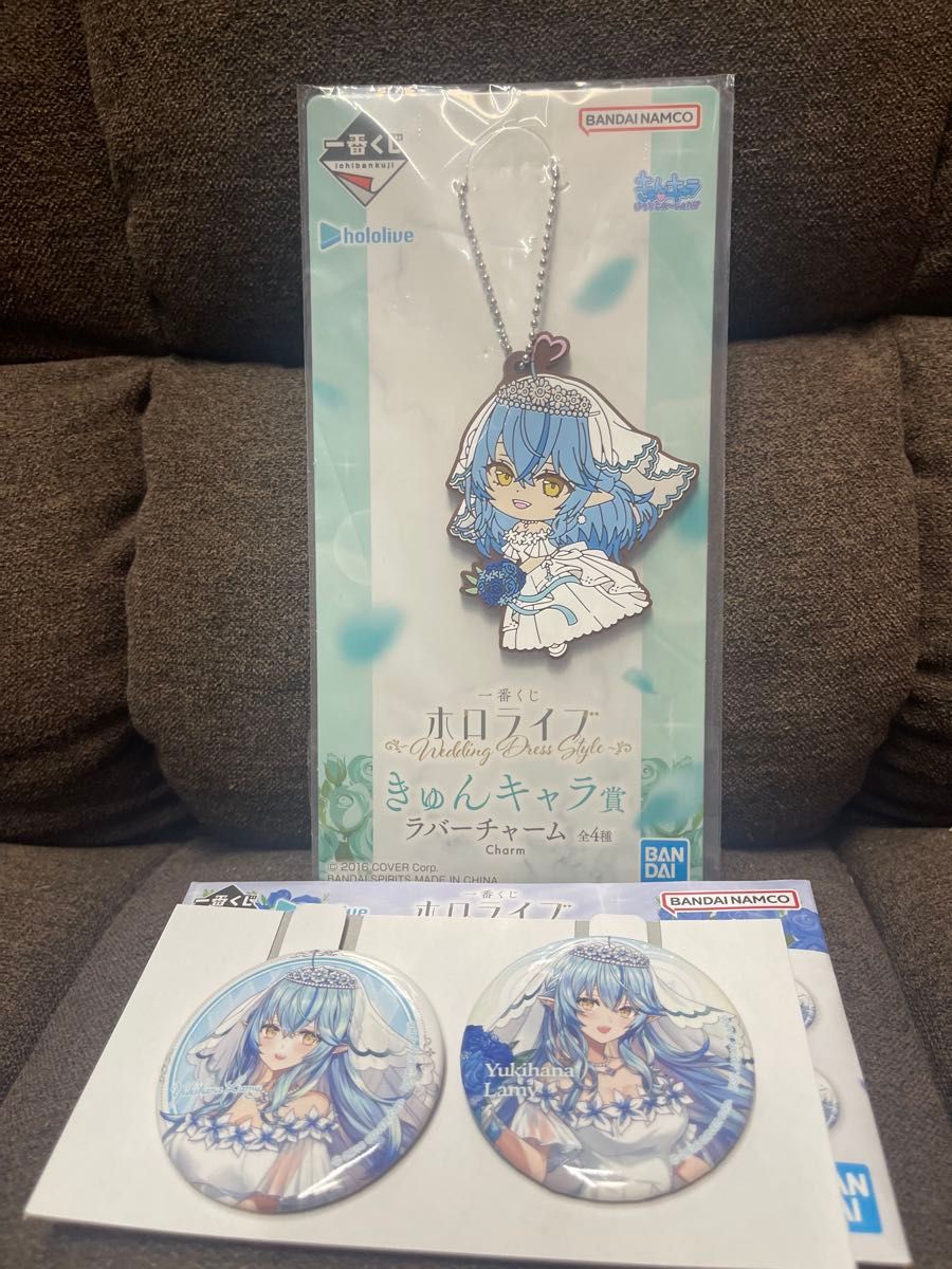 一番くじ ホロライブ 雪花ラミィ フィギュア アクリルスタンド 缶バッジセット 一番くじ ホロライブ 雪花ラミィ フィギュア アクリルスタンド