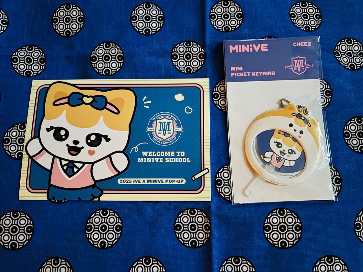 IVE MINiVE ボールペン 3本セット 缶バッチシールおまけつき IVE × MINIVE POP-UP STORE MINIVE SCHOOL in TOKYO LIZ ウチワ