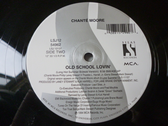 Chant Moore / Old School Lovin' 　試聴可　超メロディアス R&B 12 Long Hot Summer Breeze Version収録_画像2