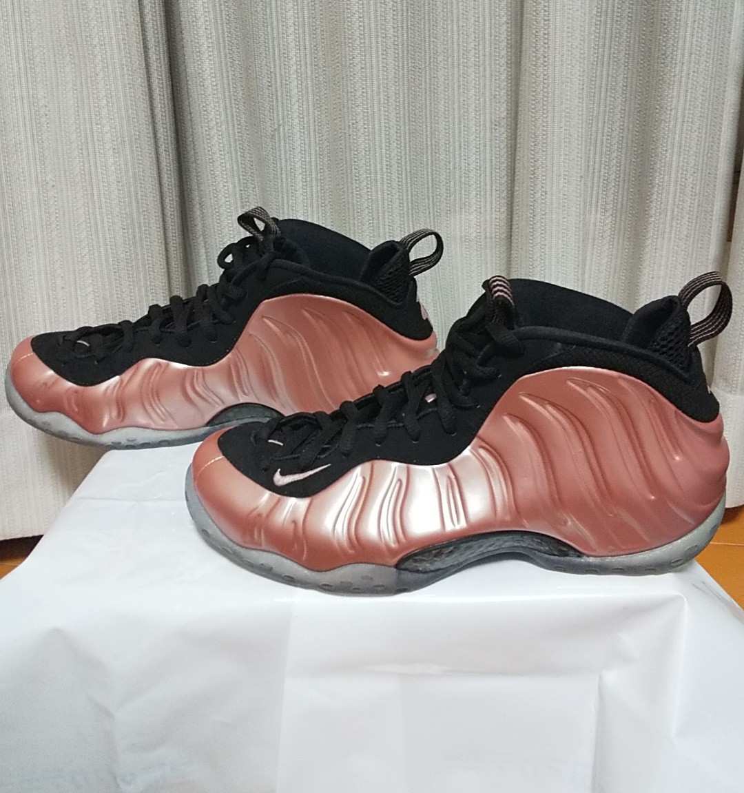 nike air foamposite one rust pink