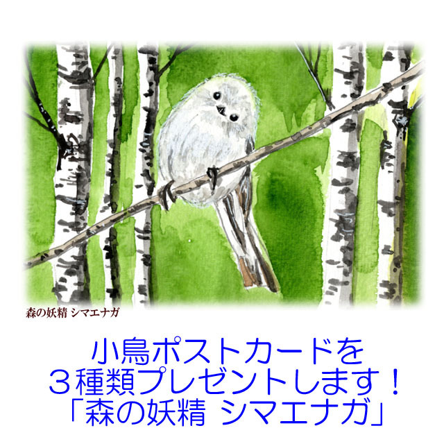 +[.. circle small bird stamp ( no. 2 compilation )3 piece set ].!== free shipping & small bird postcard 3 sheets present!==#11-02