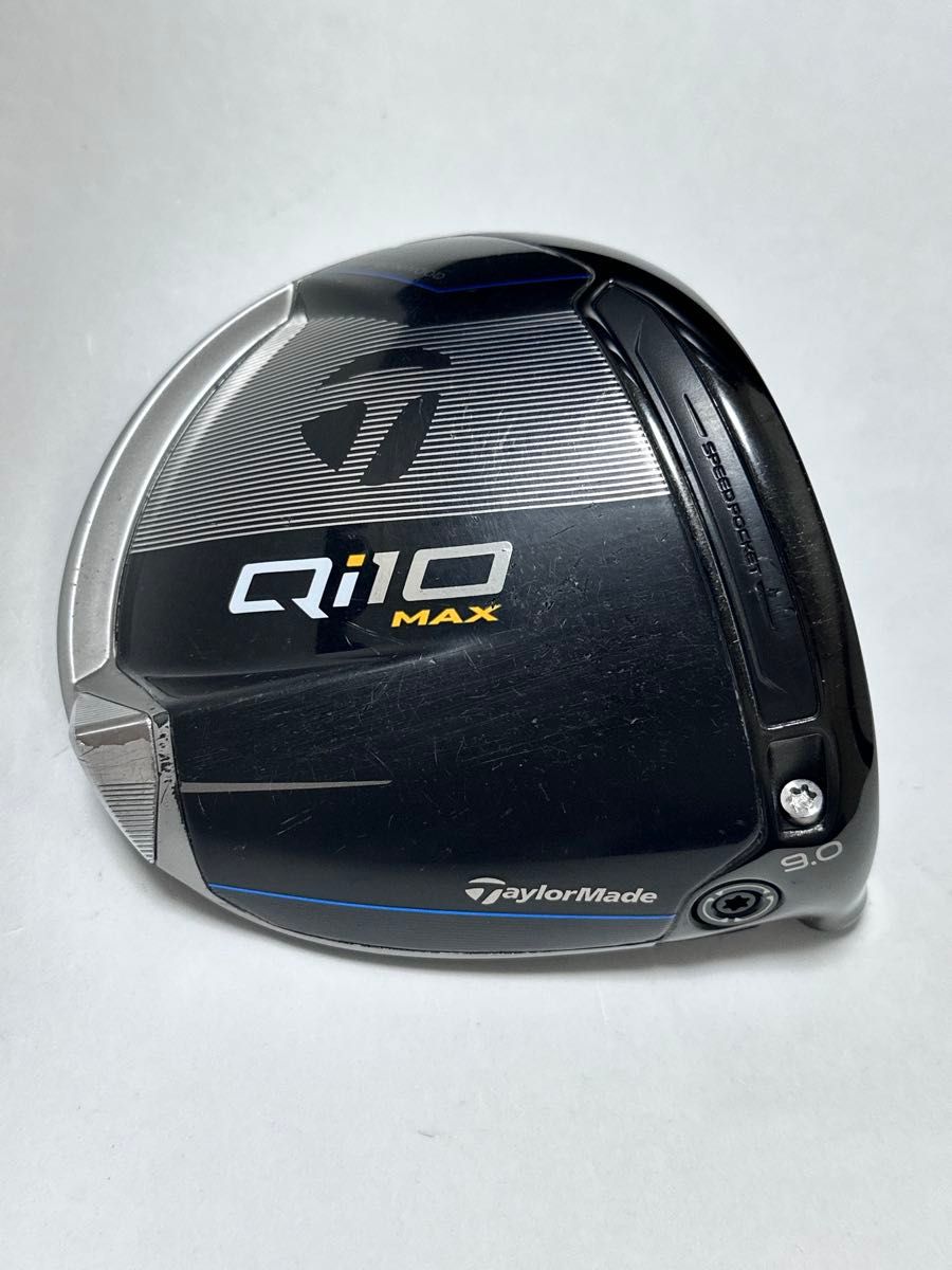 Qi10MAXドライバー9°ヘッド ヘッドカバー付き 保証書付き テーラーメイド QI10 MAX ドライバー 9 0° ヘッド単品 日本仕様