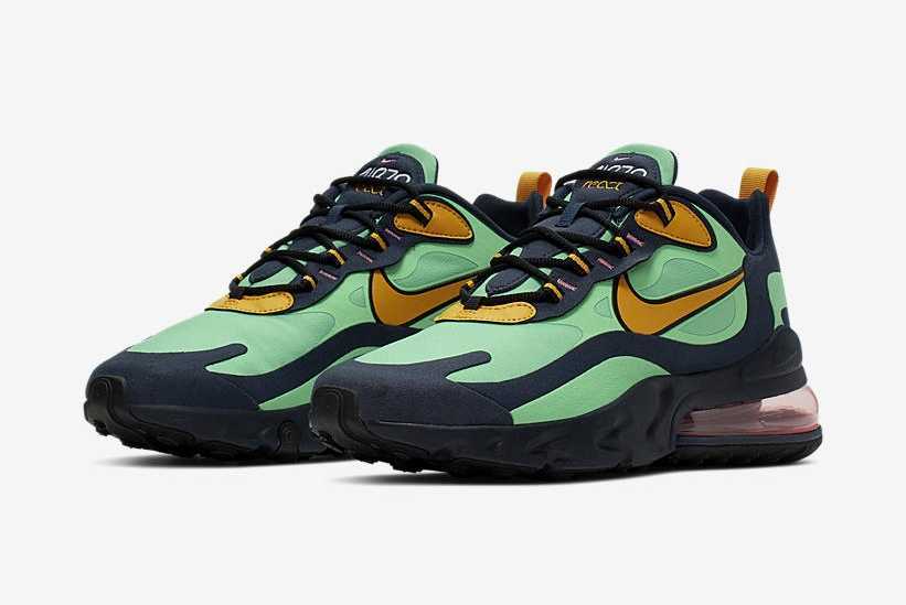 29cm ナイキ エア マックス270 リアクト 黄緑 AO4971-300 NIKE AIR MAX