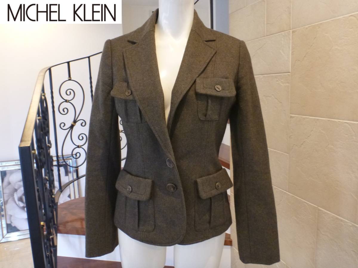 最新デザインの 4万 KLEIN(ミッシェルクラン) ☆ イトキン グリーン系
