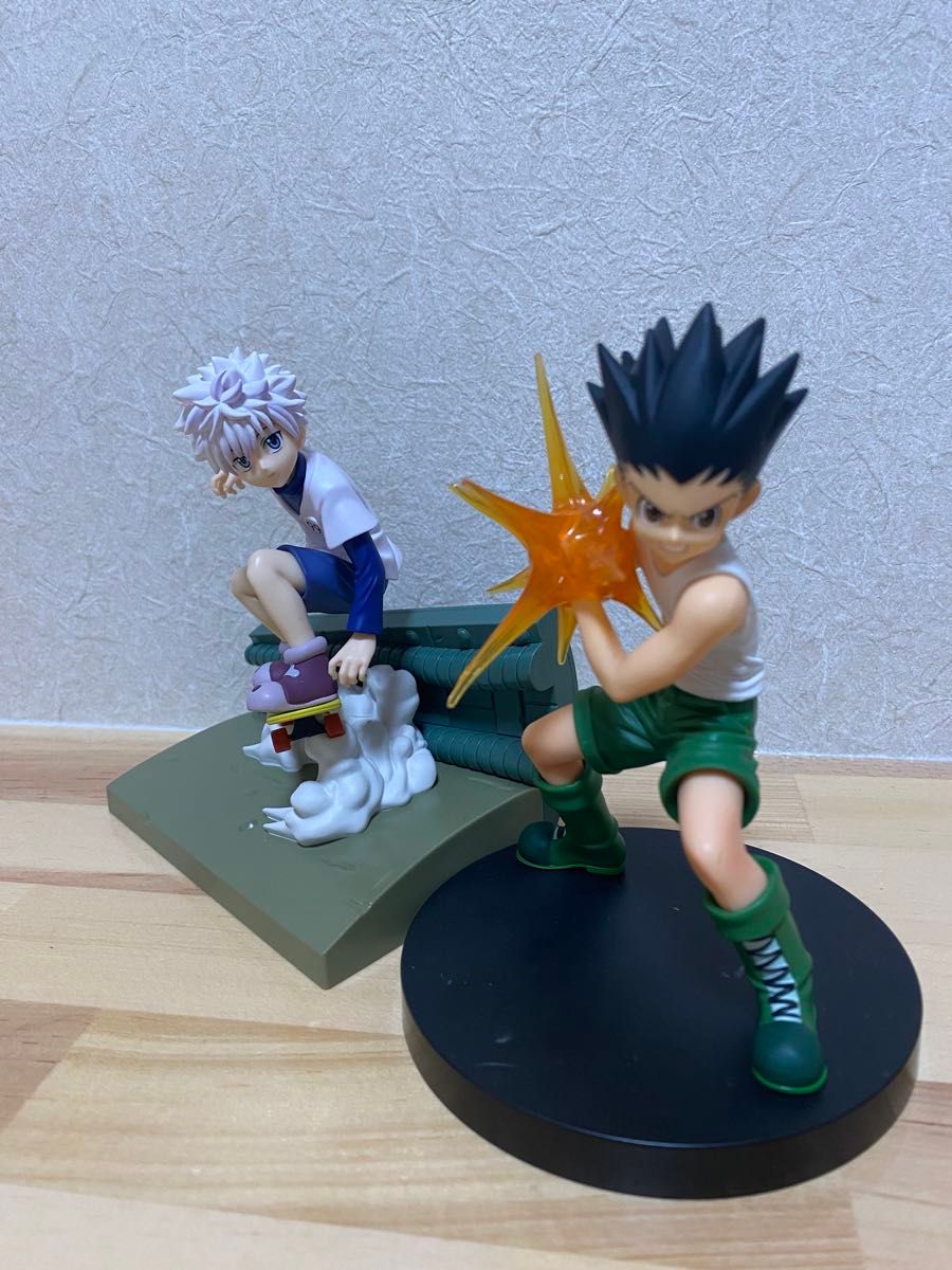 HUNTER×HUNTER ハンターハンター キルア ゴン フィギュア 18cm ハンターハンター フィギュア キルア ゴン|Yahoo!フリマ(旧