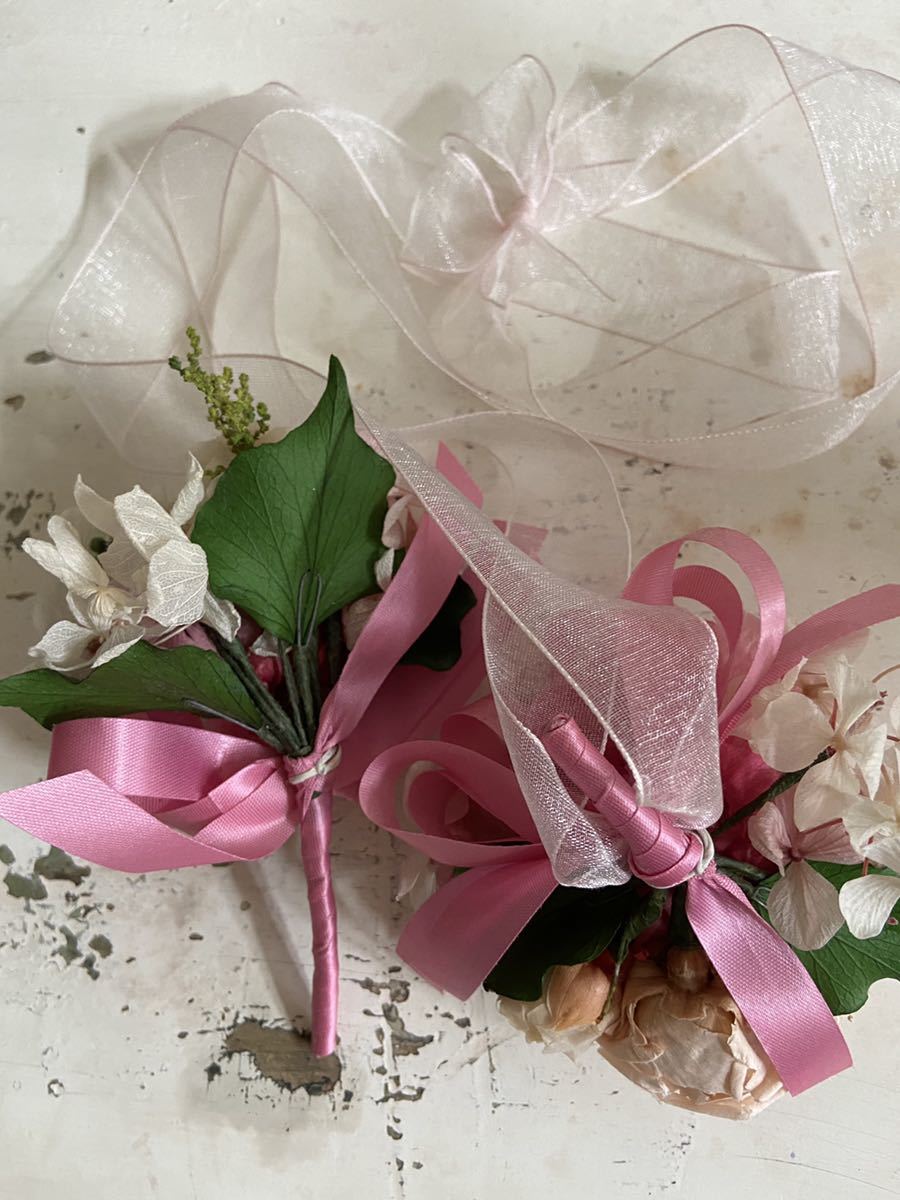  rose. preserved flower. corsage . decoration Mini bouquet 