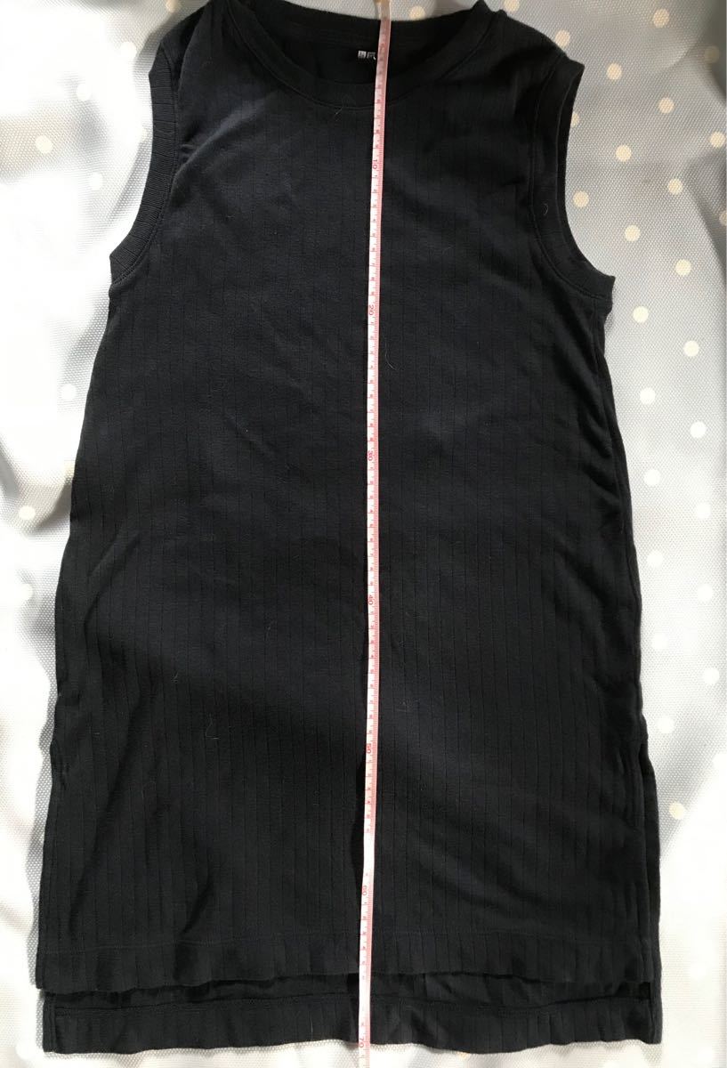 Paypayフリマ Uniqlo ユニクロ ロングタンクトップ ブラック Paypayフリマ Uniqlo ユニクロ ロングタンクトップ ブラック