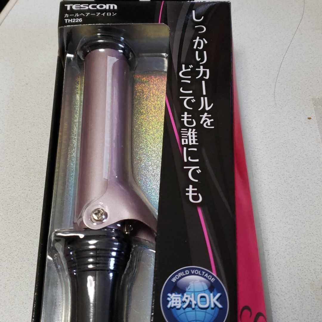 テスコム カールヘアアイロン２６ｍｍ TH226-K ブラック