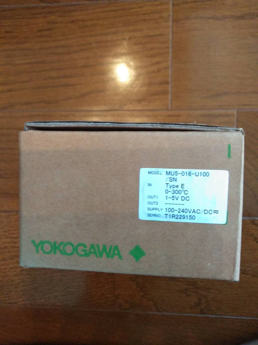 横河 ユニバーサル温度変換器 MU5-016-U100 未使用品 1台 電子部品 横河 ユニバーサル温度変換器 MU5-016-U100 未使用品 1台 電子部品
