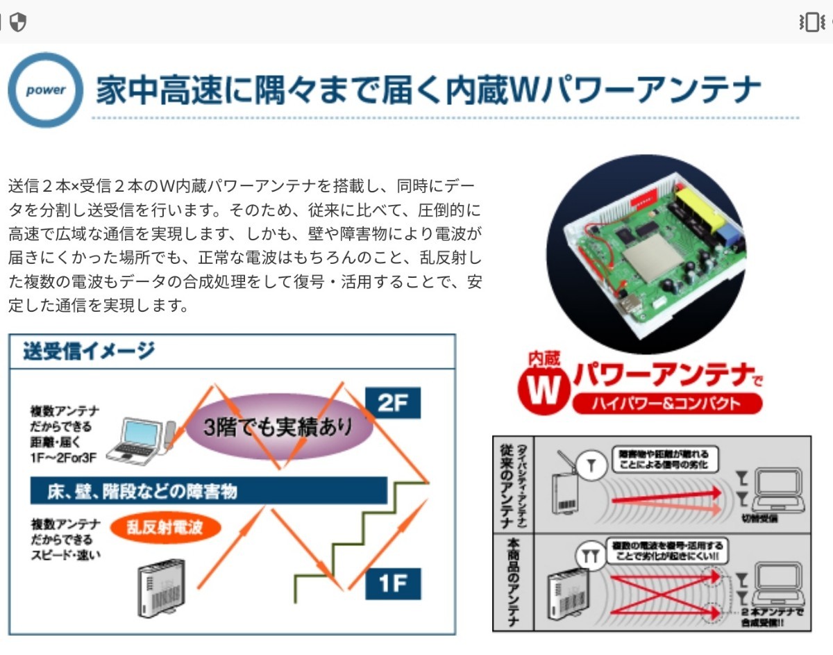 11n/g/b 規格対応 データ共有、USBポート搭載、無線LANルータ、NAS