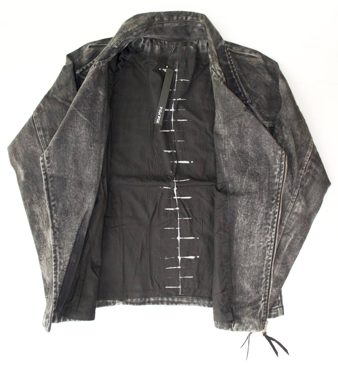 定価48000 新品 本物 KMRii Cotton Twill Riders ライダース ジャケット 2 1901-JK01A ケムリ 2126_画像2