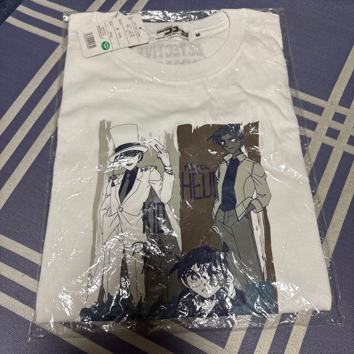 コナン Tシャツ★新品・未開封 名探偵コナン Tシャツ Mサイズ 怪盗キッド&コナン 新品未開封