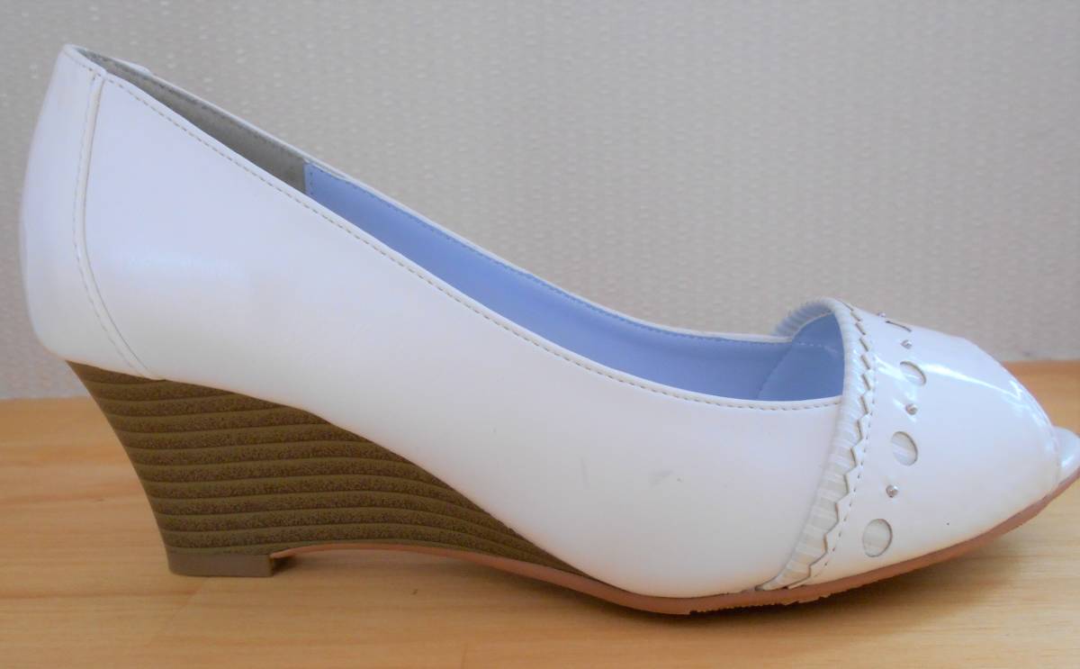[ new goods ] outlet BODY FORCUS lady's pumps 23.0cm white regular price 3900 jpy 