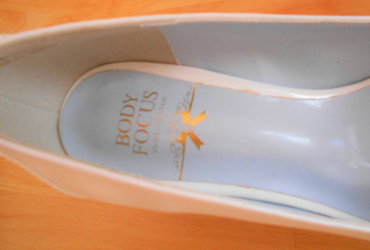 [ new goods ] outlet BODY FORCUS lady's pumps 23.0cm white regular price 3900 jpy 