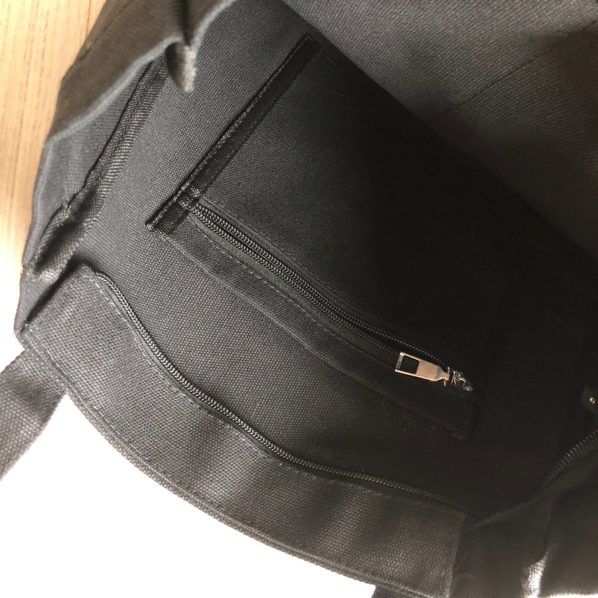 トートバッグ黒　ブラック　韓国　オルチャン　カバン　鞄
