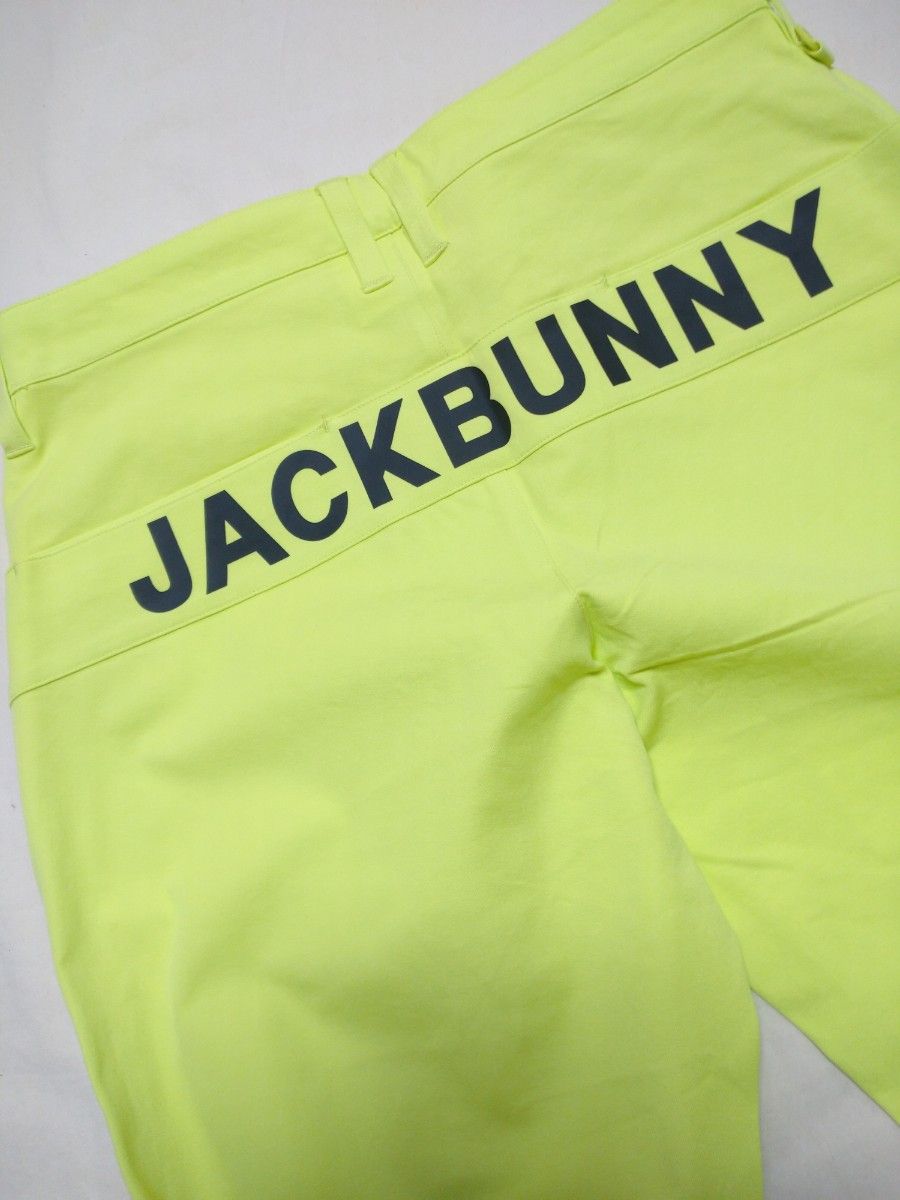 【新品未使用】パーリーゲイツ ジャックバニー パンツ サイズ6 LLイエロー 黄 イエロー 6サイズLL ジャックバニー パンツ ズボン ゴルフウェア