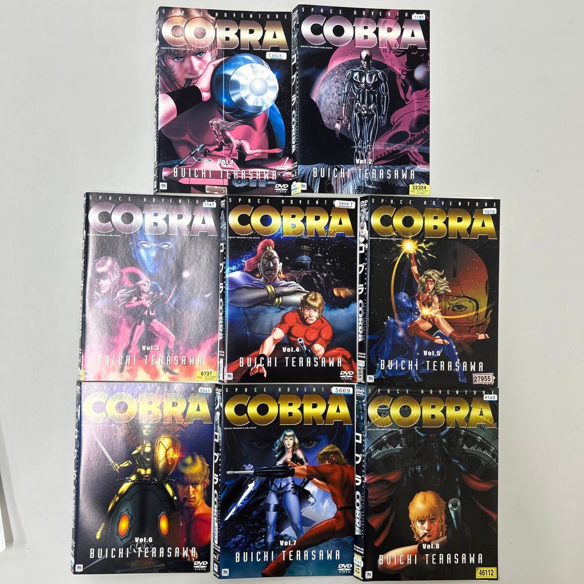 スペースアドベンチャーコブラ 全8巻セット 完結 アニメ 匿名配送 COBRA スペースアドベンチャー DVD 全8巻 全巻セット レンタル