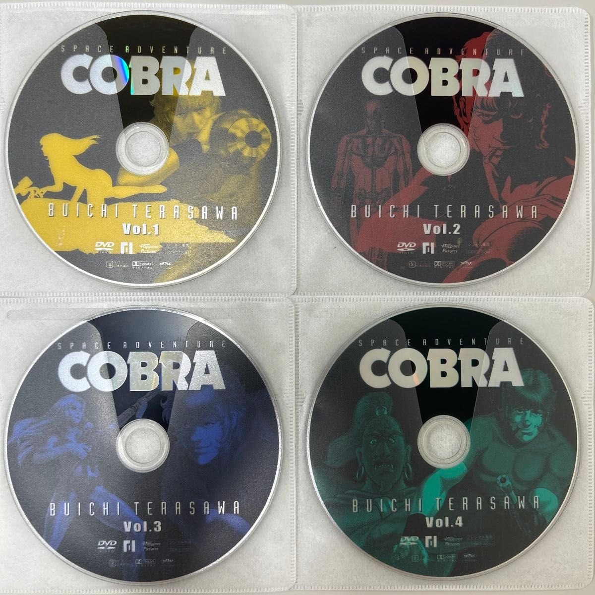 DVD セル5点&レンタル3シーズン 8点セット COBRA スペースアドベンチャー DVD 全8巻 全巻セット レンタル