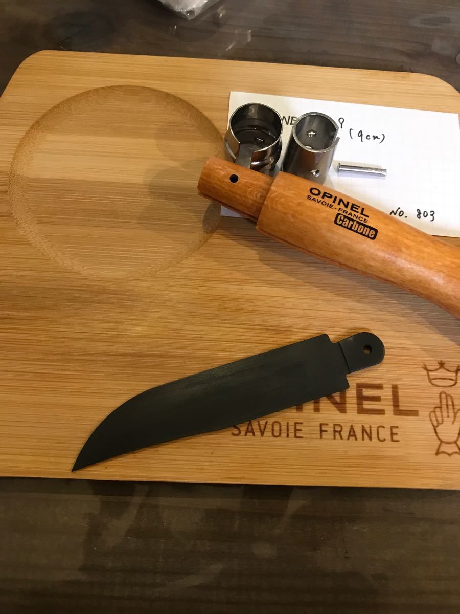 n12 オピネル Opinel No.9 カーボン 9cm 黒錆加工済み