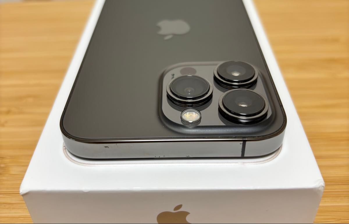 美品 iPhone13 pro グラファイト 256GB バッテリー残100% 極美品】iPhone 13 Pro 256GB 新品バッテリー グラファイト SIM